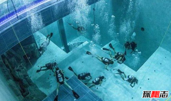 世界上最深的游泳池：堪称无底洞(深度达40米)
