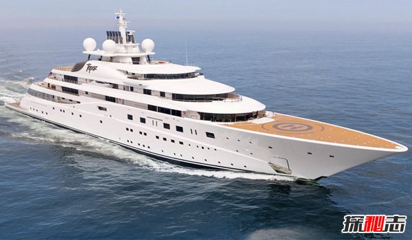 世界十大最贵私人游艇	，黄玉-5.2亿美元
