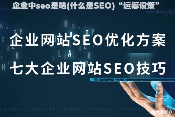 企业中seo是啥(什么是SEO)“运筹设策”